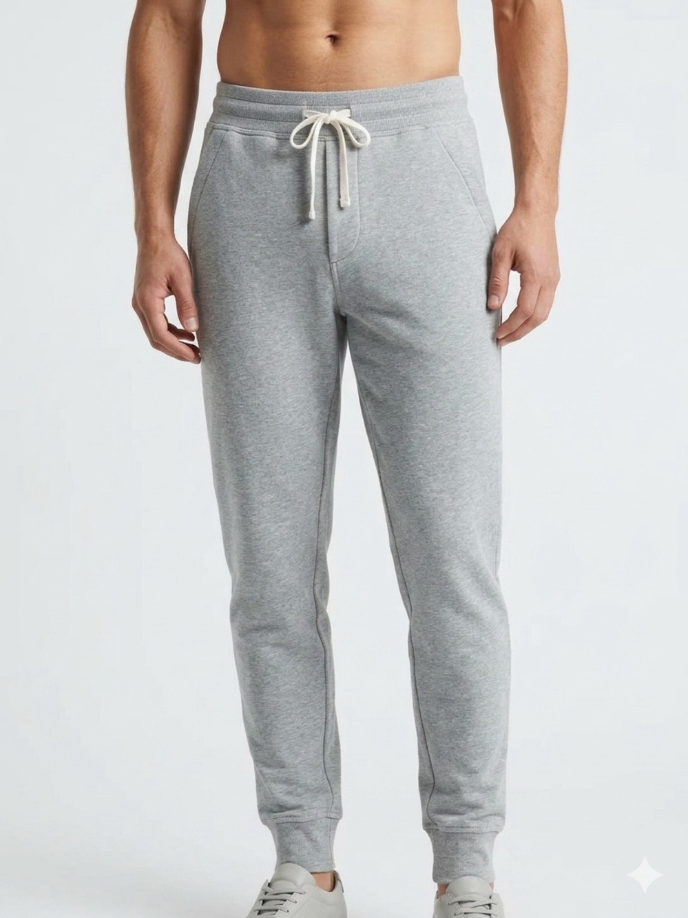 J Crew Slim Brushed Fleece Jogger Sweatpants Size M Grey Elevated Basics